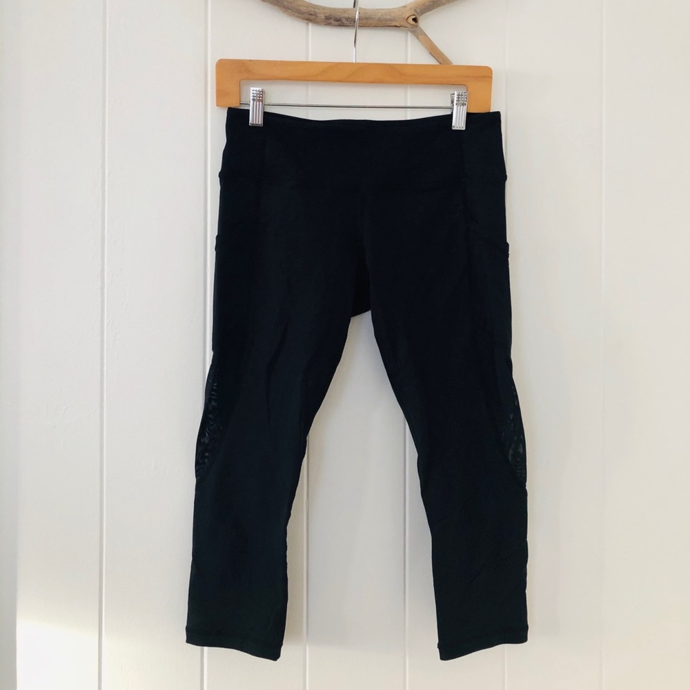 LULULEMON 🍋 ‘speed up crop mesh’ leggings
